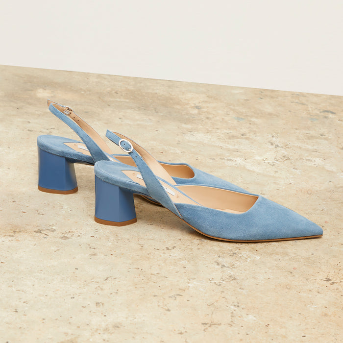 still image of the irene slingback in sky blue