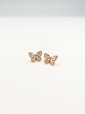 Irie Gold Butterly Studs