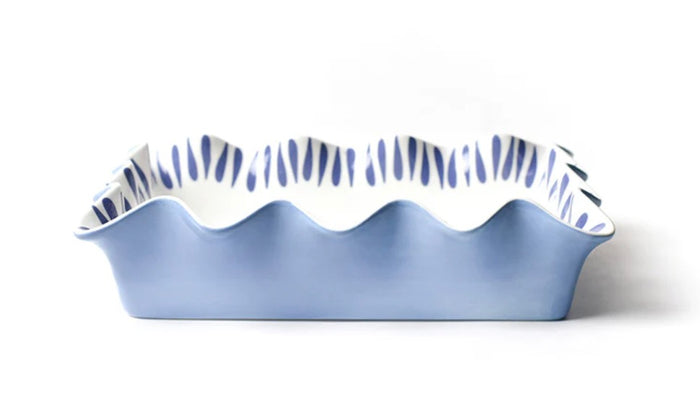 Iris Blue Drop Medium Casserole