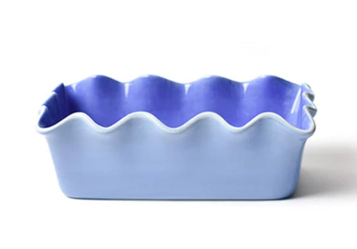 Iris Blue Ruffle Loaf Pan