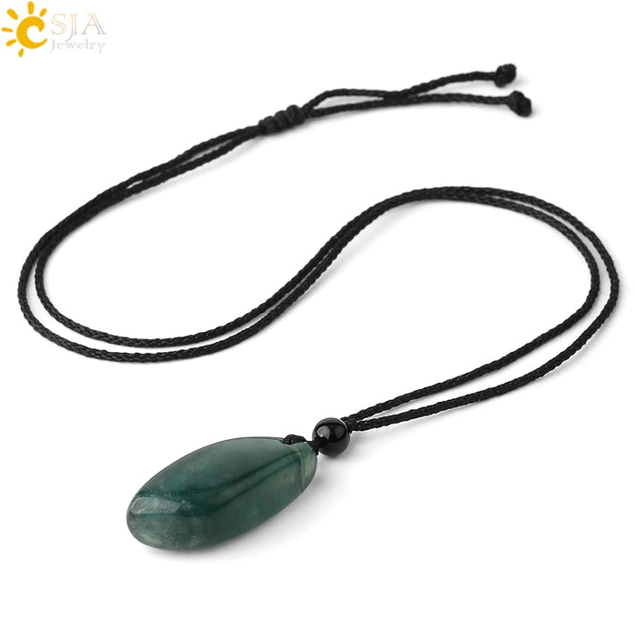 Irregular Natural Healing Stone Necklace Pendants - foxberryparkproducts
