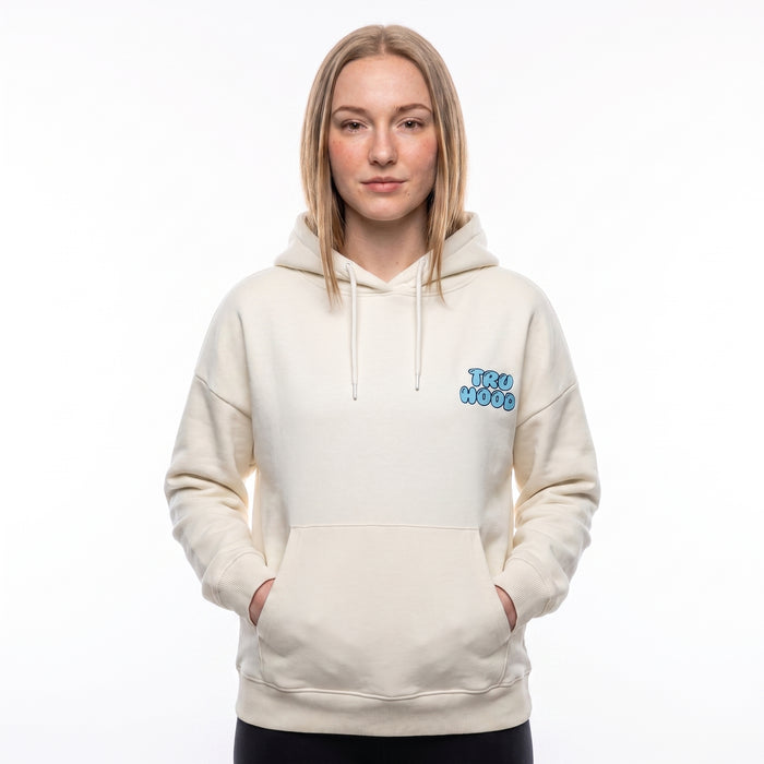 Ivory Tru Woman Oversize Hoodie