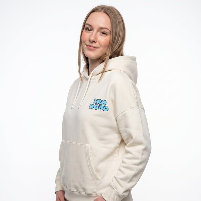 Ivory Tru Woman Oversize Hoodie
