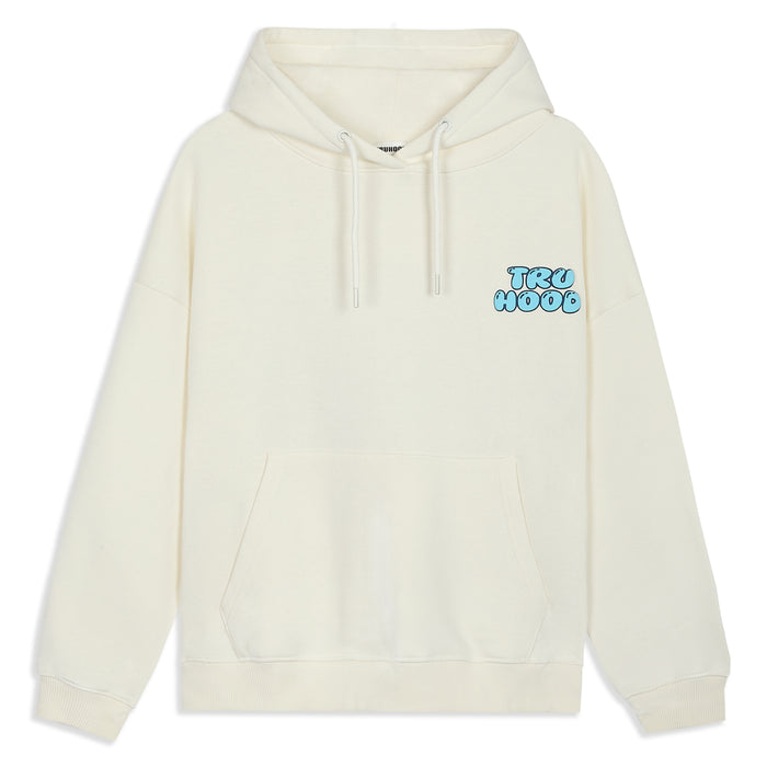 Ivory Tru Woman Oversize Hoodie