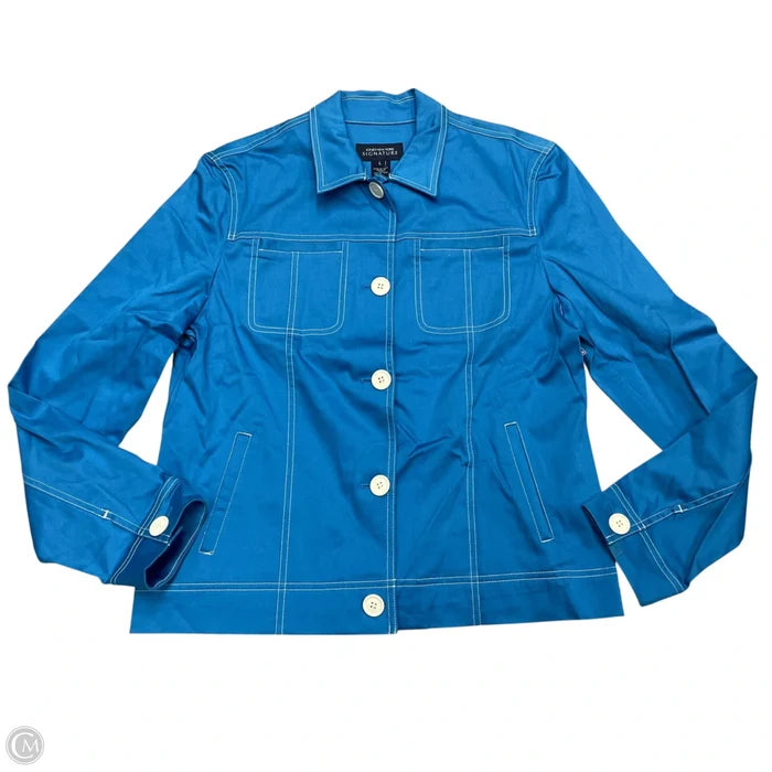 Jacket Other By Jones New York In Blue, Size: L