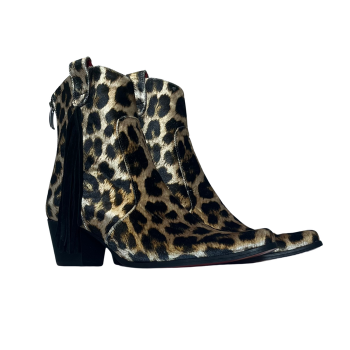 Jaguar Fringe Bootie
