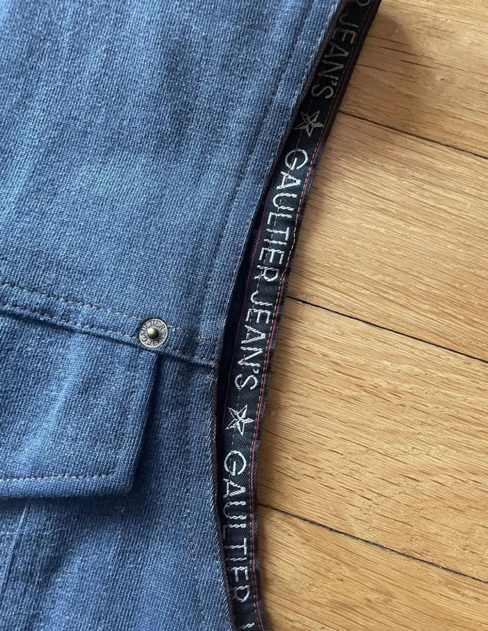 Jean Paul Gaultier Denim-väst