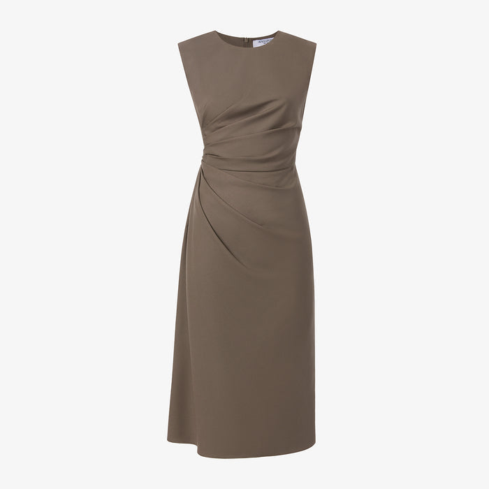 Packshot image of the Jeannine Dress in Mink