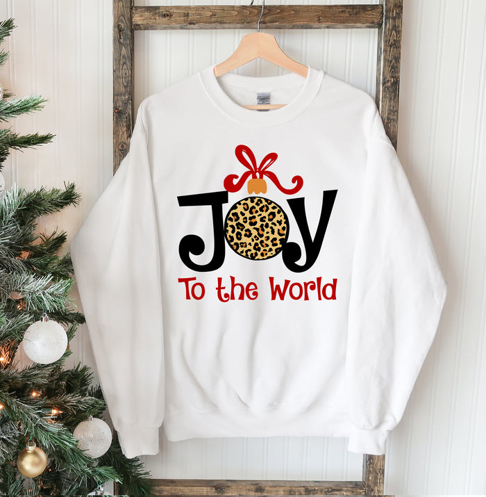 Joy To The World Christmas Sweatshirt - foxberryparkproducts