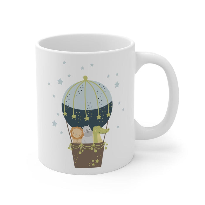 Kids Mug Neutral Jungle Animals, Kids Gift Mug, Child Mug, Kids Gift, Drinkware