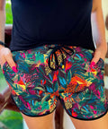 Jungle Black Everyday Shorts