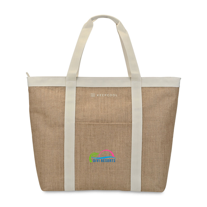 KEEPCOOL® Nairobi Jute Shopper Cooler