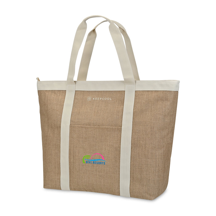 KEEPCOOL® Nairobi Jute Shopper Cooler