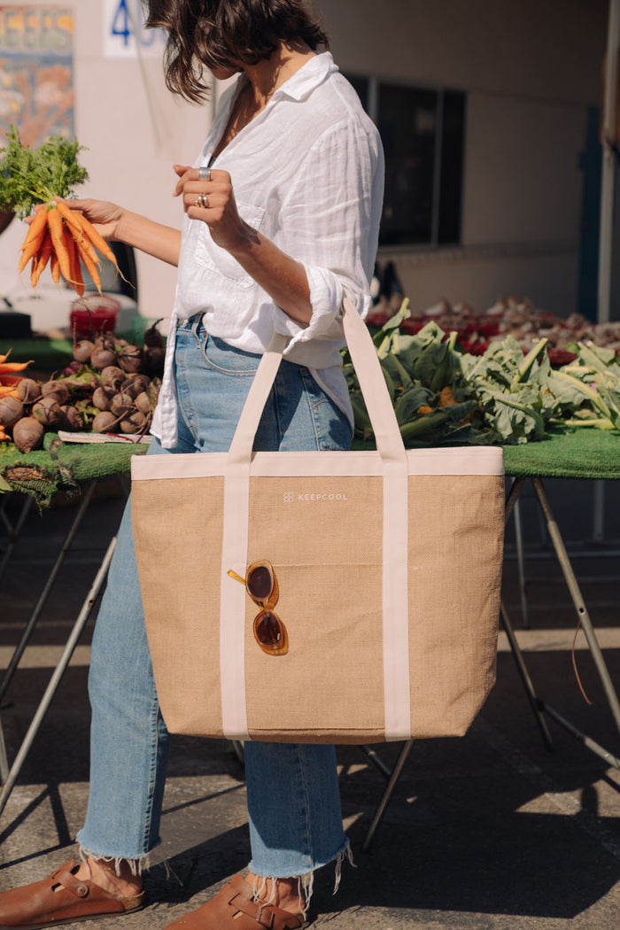 KEEPCOOL® Nairobi Jute Shopper Cooler