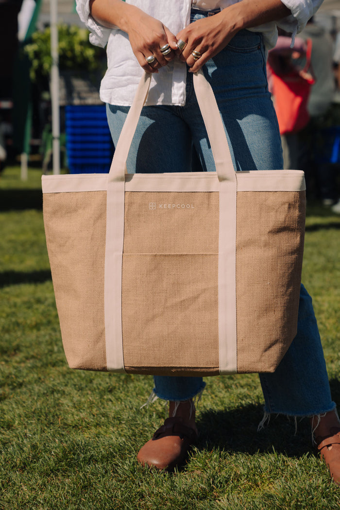 KEEPCOOL® Nairobi Jute Shopper Cooler