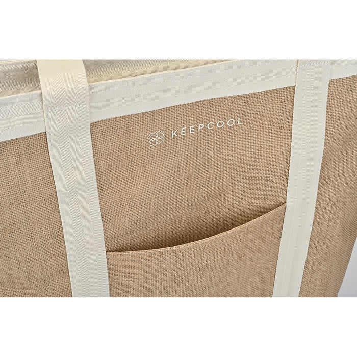 KEEPCOOL® Nairobi Jute Shopper Cooler