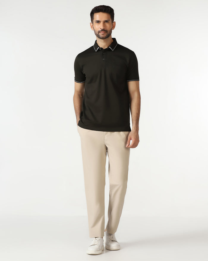 Kelp Solid Polo - Mond