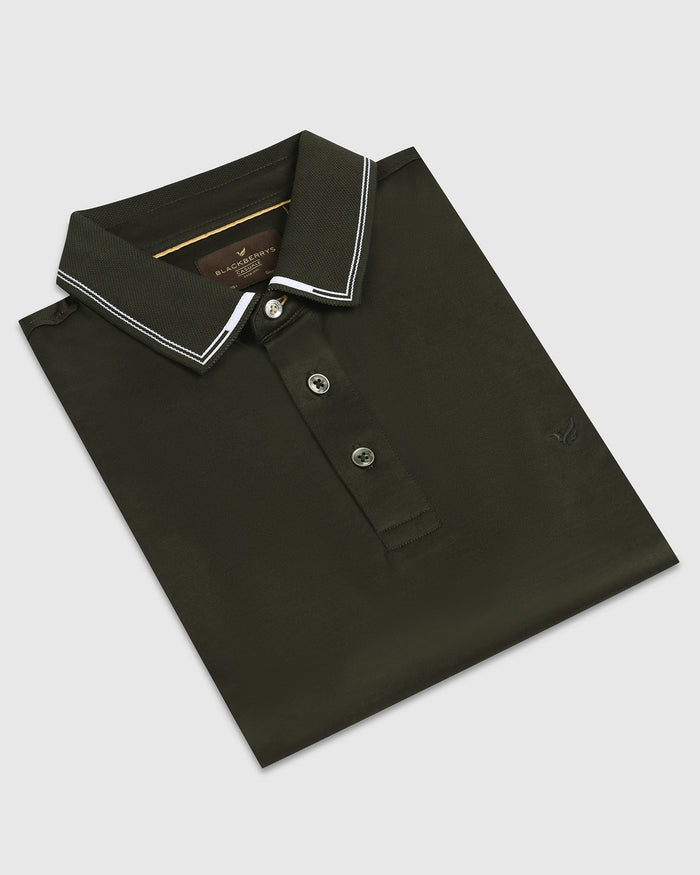 Kelp Solid Polo - Mond