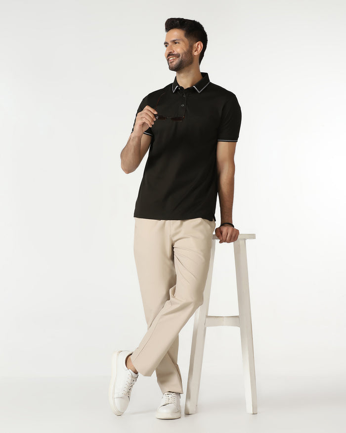Kelp Solid Polo - Mond