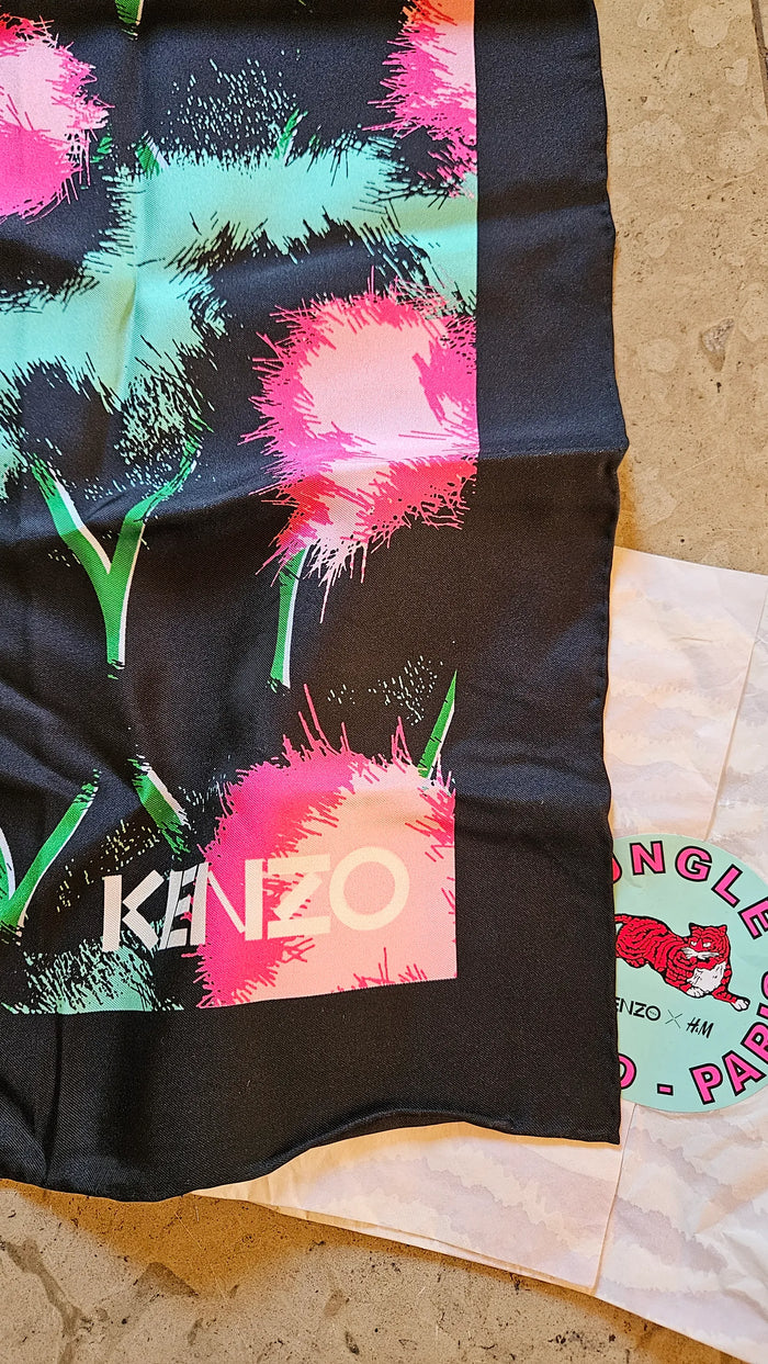 Kenzo X H&M-sidensjal NWT