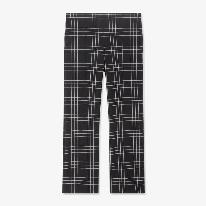 packshot image of the kick flare foster pant in plaid