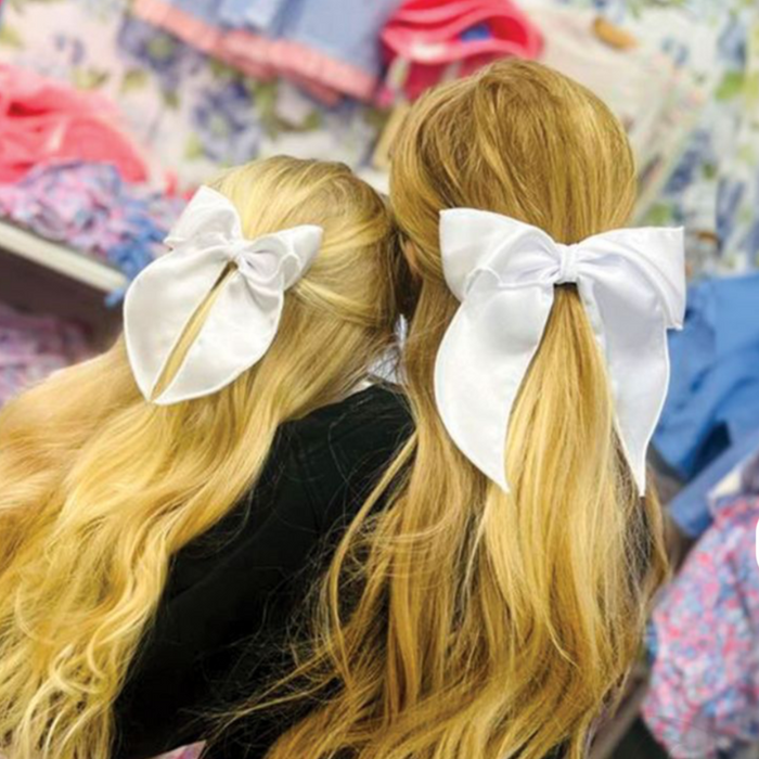 King Satin Bowtie with Twisted Wrap and Whimsy Tails