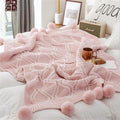Knitted Blanket Sofa Throw Blankets - foxberryparkproducts
