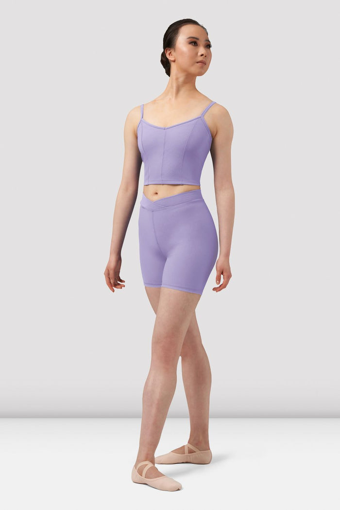 Ladies Mirella Chevron Camisole Crop Top