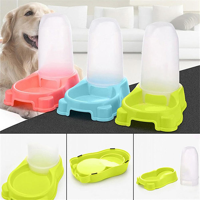 Large Automatic Pet Food Water Feeder - foxberryparkproducts