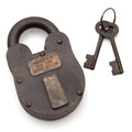 Large New York Insane Asylum Steel Padlock