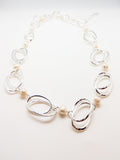 Leilani Pearl Necklace in Silver