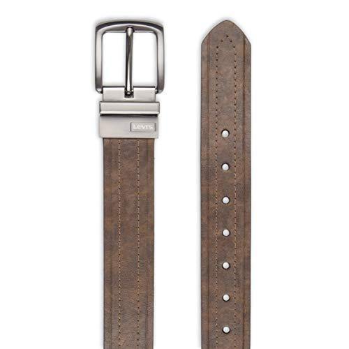 Levi's Men's Reversible Casual Jeans Belt, Brown/Black, 46 (Waist: 44) - foxberryparkproducts