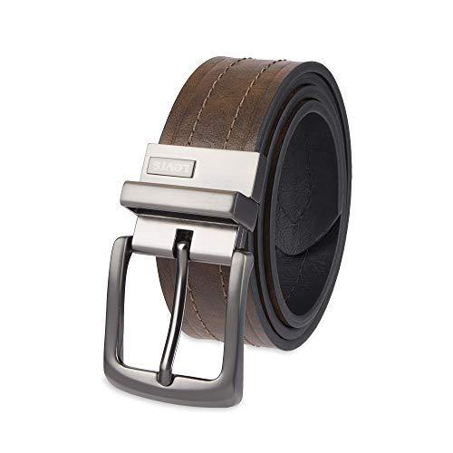 Levi's Men's Reversible Casual Jeans Belt, Brown/Black, 46 (Waist: 44) - foxberryparkproducts