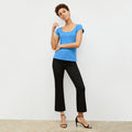 Front image of a woman in the liana top in amalfi | Lead