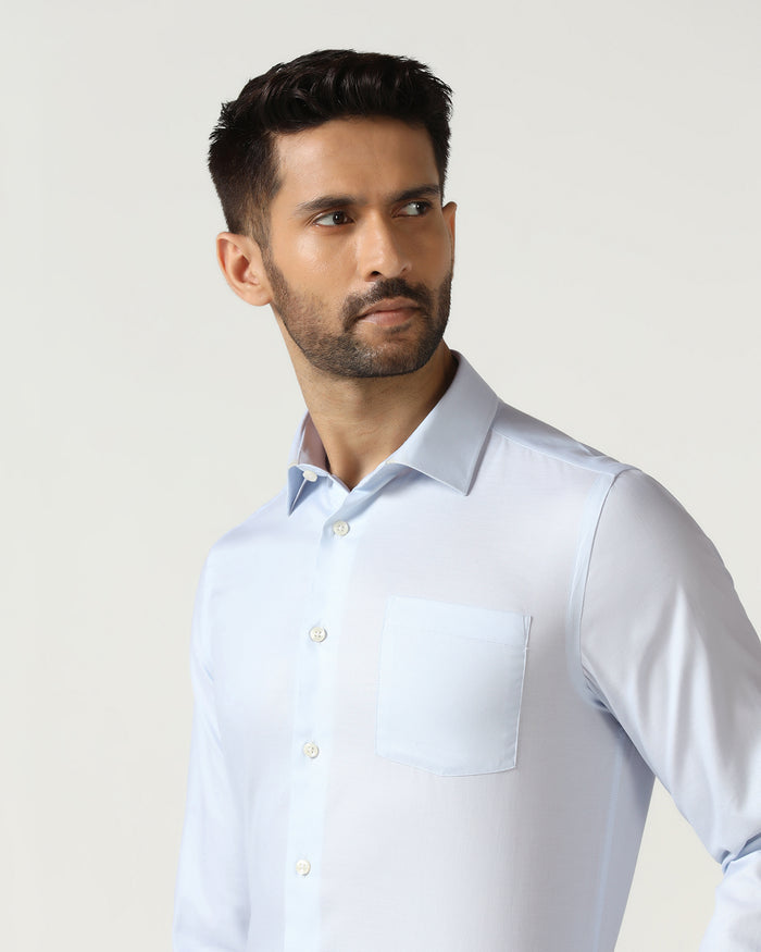 Light Blue Solid Shirt - Rally