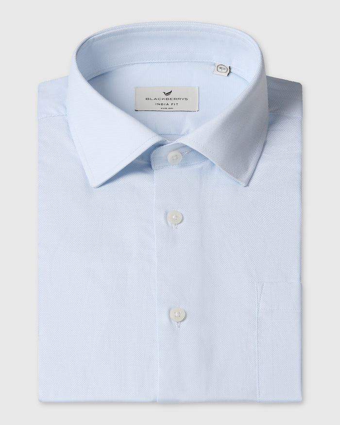 Light Blue Solid Shirt - Rally