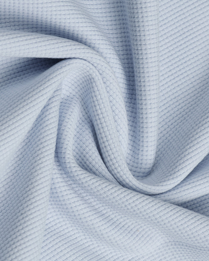 Light Blue Textured Polo - Contra