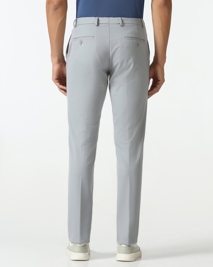 Light Grey Tech Pro Solid Trouser - Ashley
