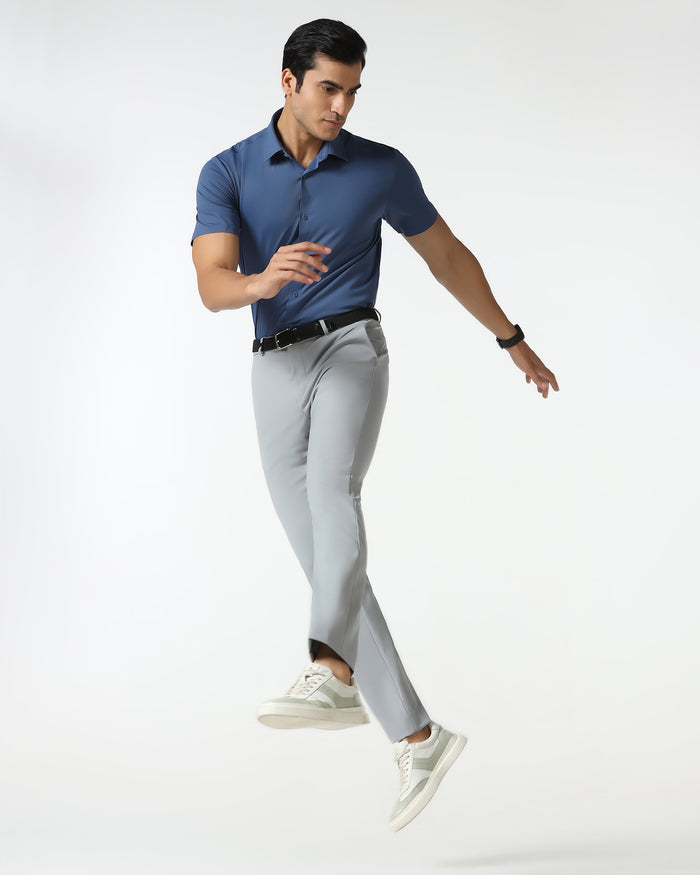 Light Grey Tech Pro Solid Trouser - Ashley