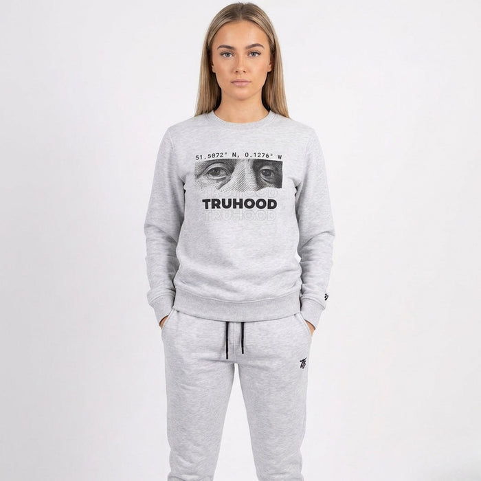 Light Grey Tru Woman Sweatshirt