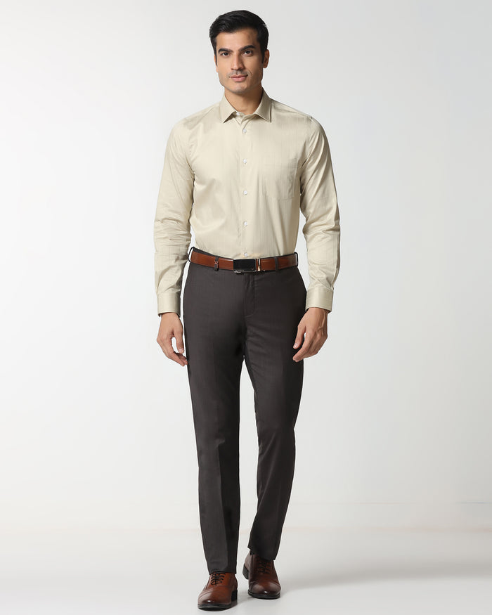 Light Olive Stripe Shirt - Epoxy