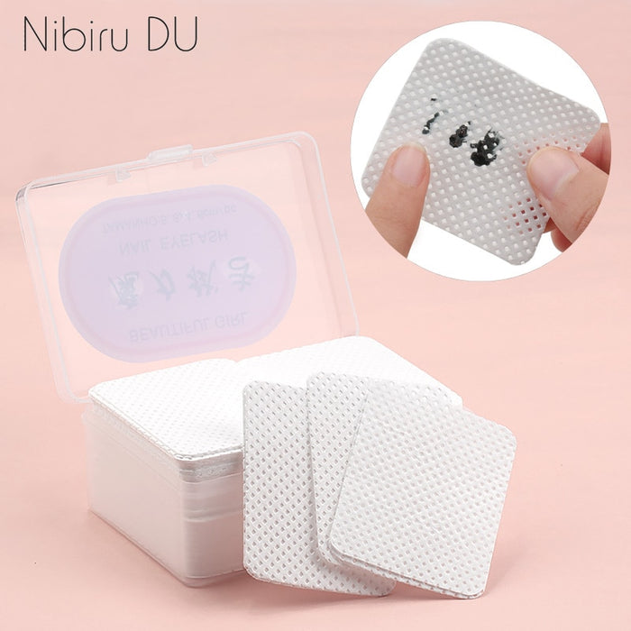 Lint-Free Nail Polish Remover Cotton Wipes - foxberryparkproducts