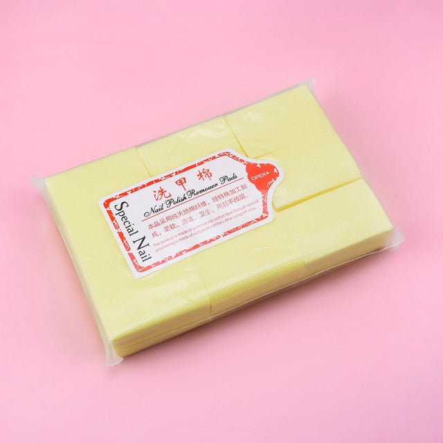 Lint-Free Nail Polish Remover Cotton Wipes - foxberryparkproducts