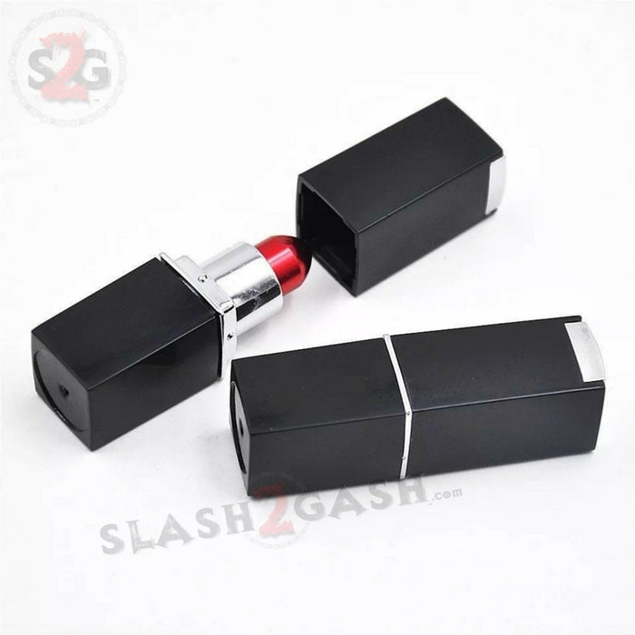 Lipstick Pipe Smoking Tobacco Conceal Metal Bowl - Hidden Pipe