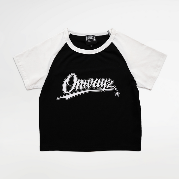 Logo Baby Tee - Black