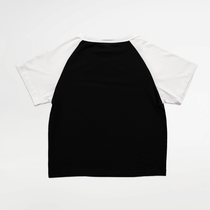 Logo Baby Tee - Black