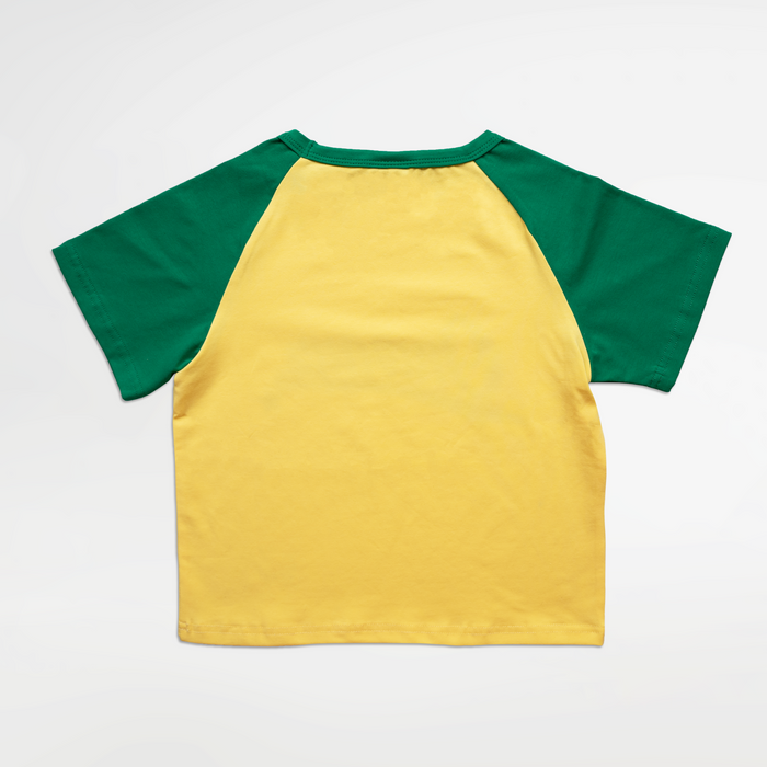 Logo Baby Tee - Yellow / Green