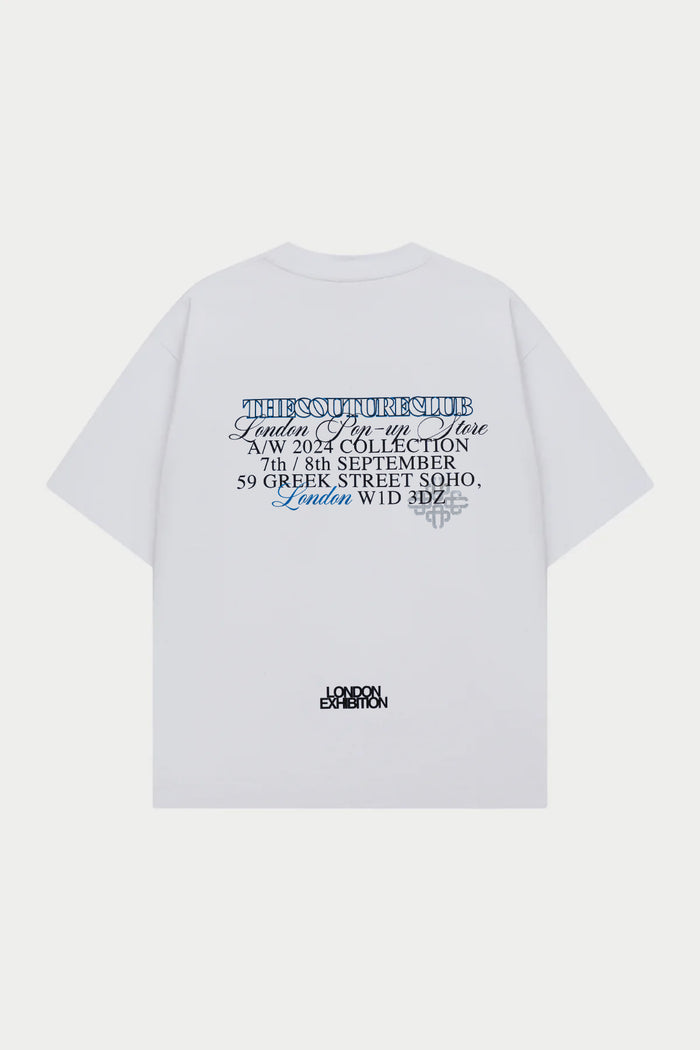LONDON POP UP T-SHIRT - WHITE