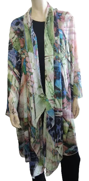 Lorissa Long Chiffon Jacket (Size 30)