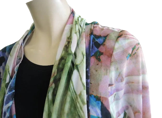 Lorissa Long Chiffon Jacket (Size 30)